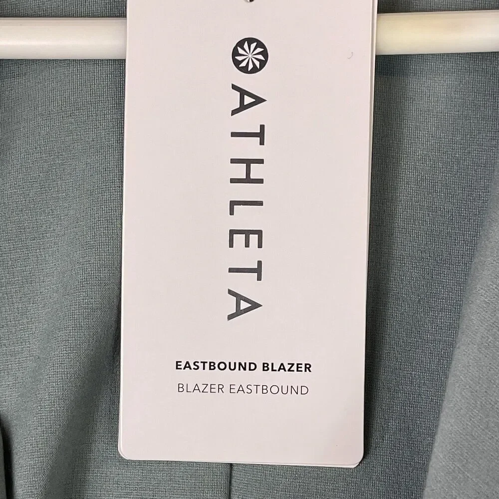 Athleta Jacket Womens 6 Gray Eastbound Blazer Casual‎ Workwear Top Adult NWT
